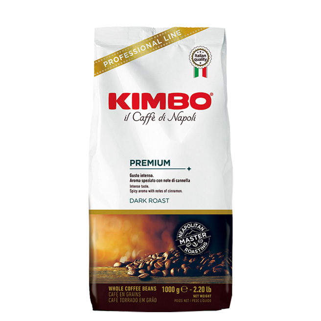 コーヒー豆 キンボ エスプレッソ豆 プレミアム 1kg 袋 イタリア ナポリ