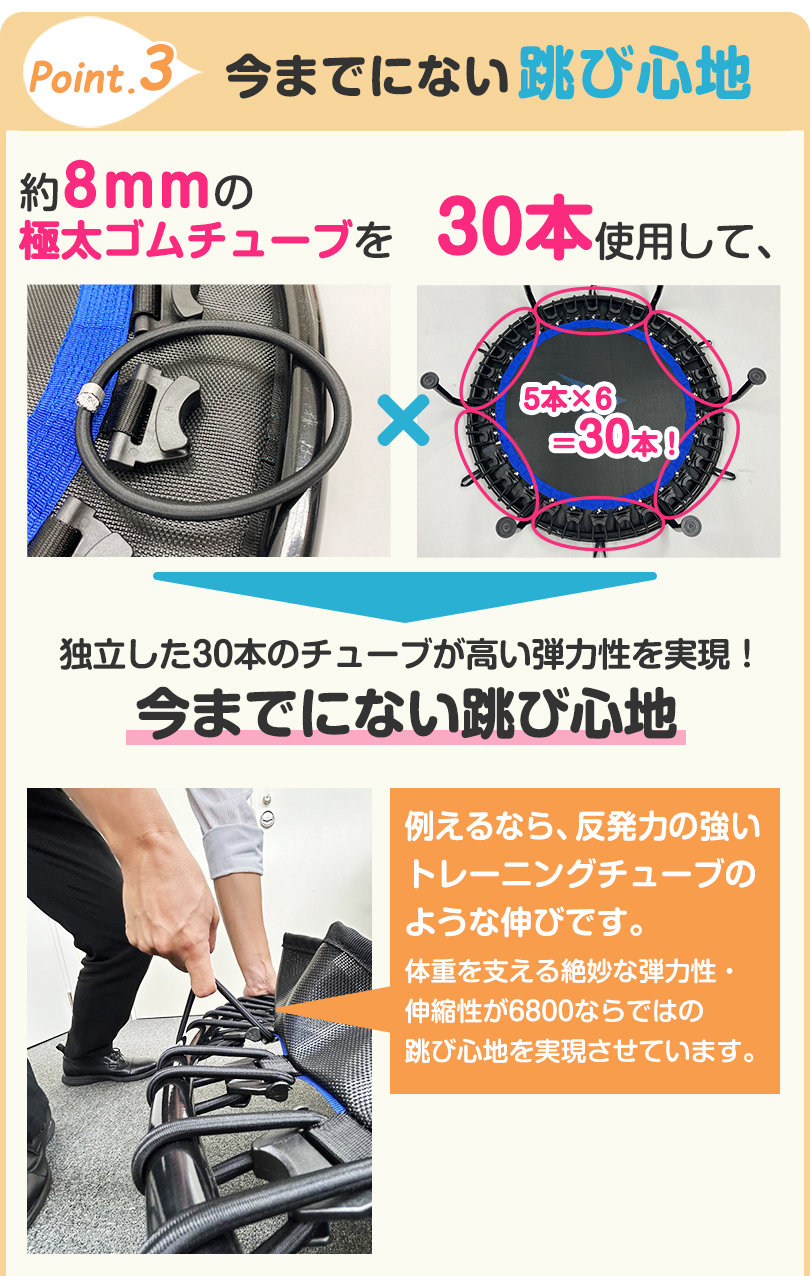 AEROLIFE トランポリン dr-6800 1年保証 家庭用 子供 大人