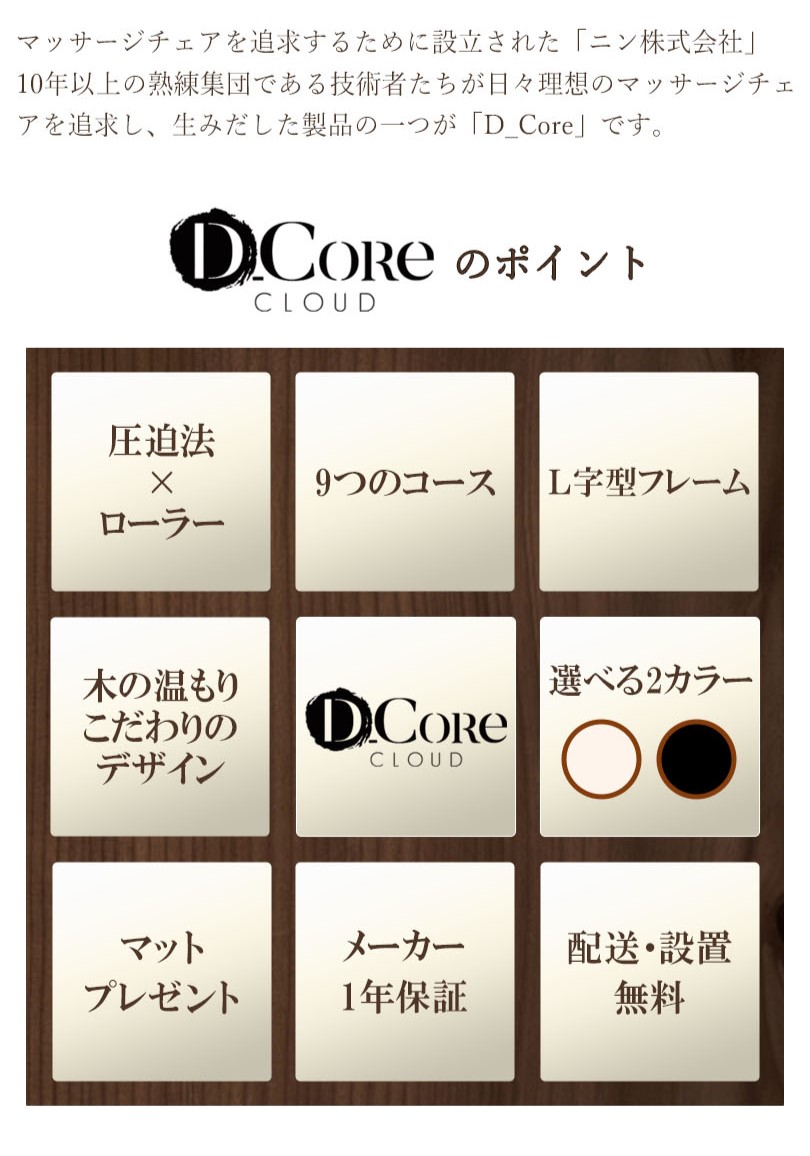 D_COREのポイント