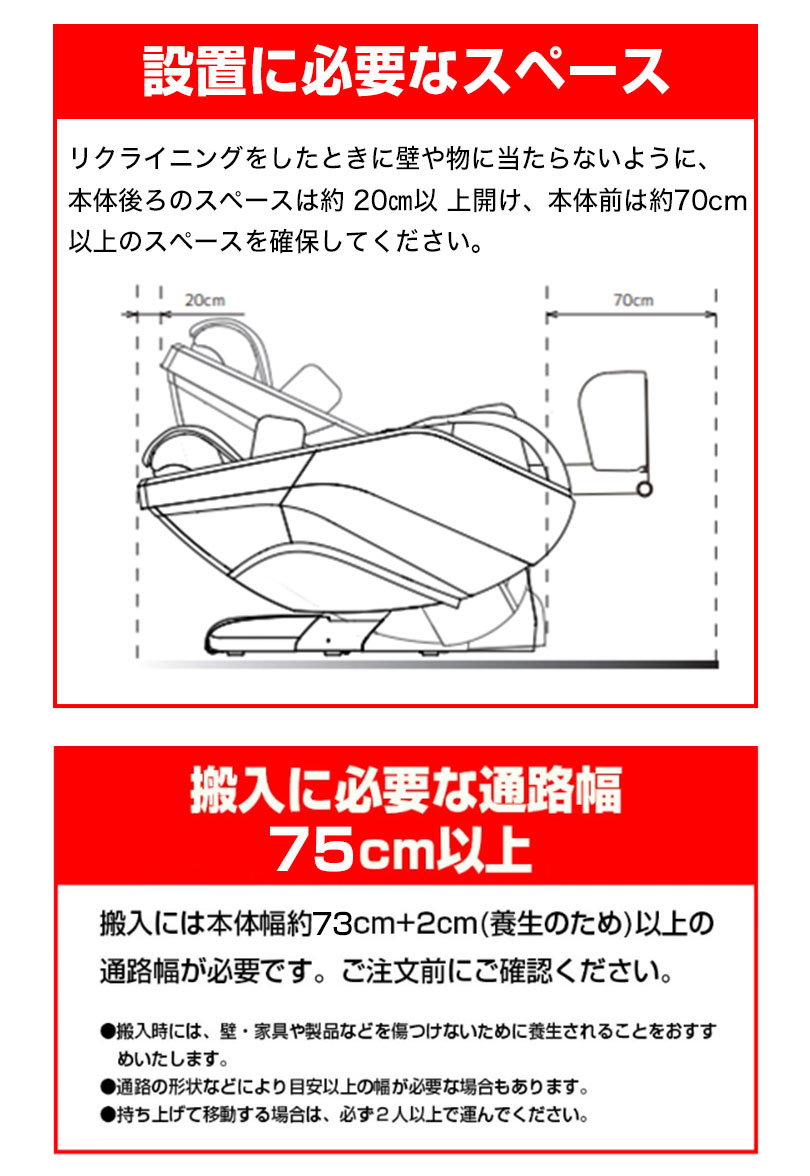 設置に必要なペース