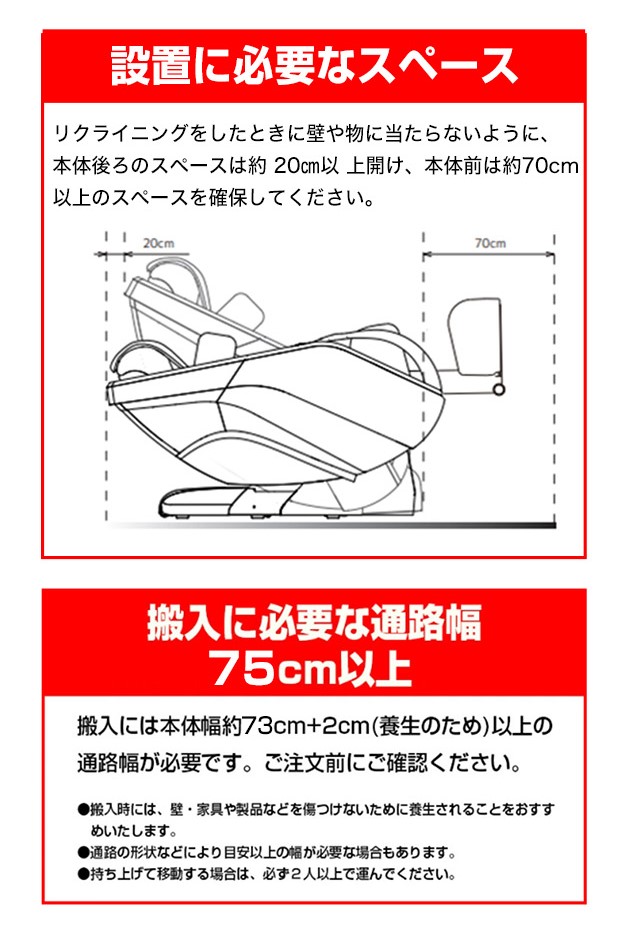 設置に必要なペース