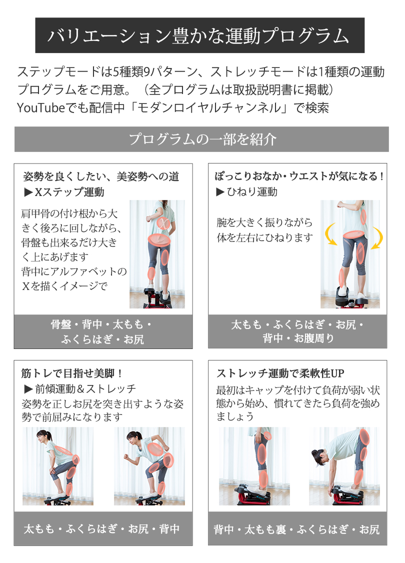 AEROLIFE ＼5年保証／ ステッパー ストレッチステッパー 足踏み