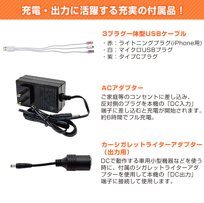 EVERBright メガパワーステーション ポータブル電源 コンパクト 充電 