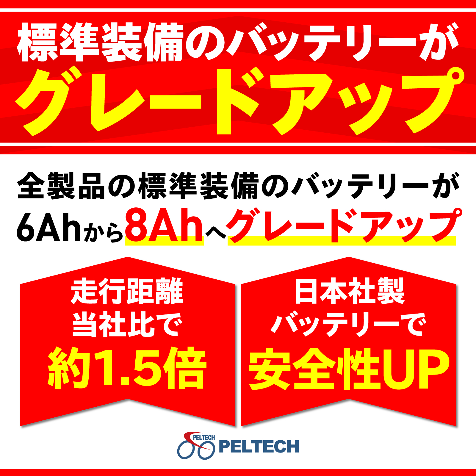 8Ah TDN-206L PELTECH ２０型電動アシスト折り畳み車　TDN-206L