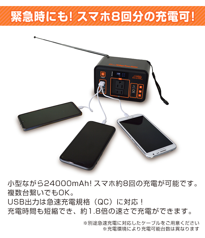 メテックス EVER POWER Bright FMメガパワーステーション 21Wソーラー
