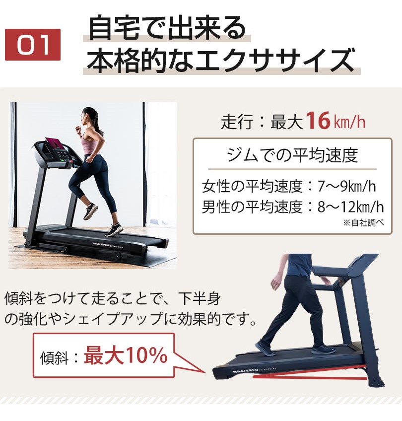 組立設置無料／ ルームランナー トレッドミル T101 ジョンソン