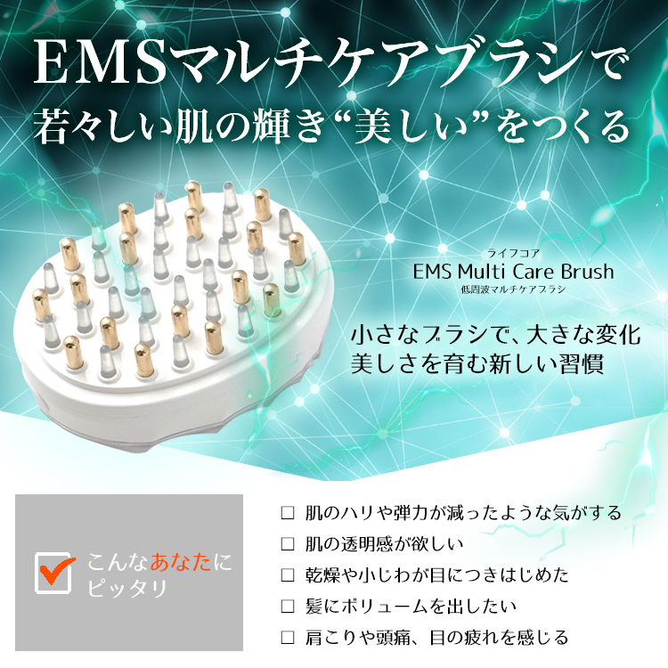 ライフコア EMSマルチケアブラシ