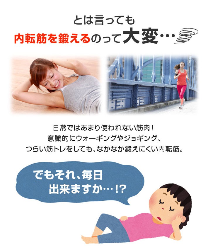 意識的に運動していてもなかなか鍛えにくい内転筋