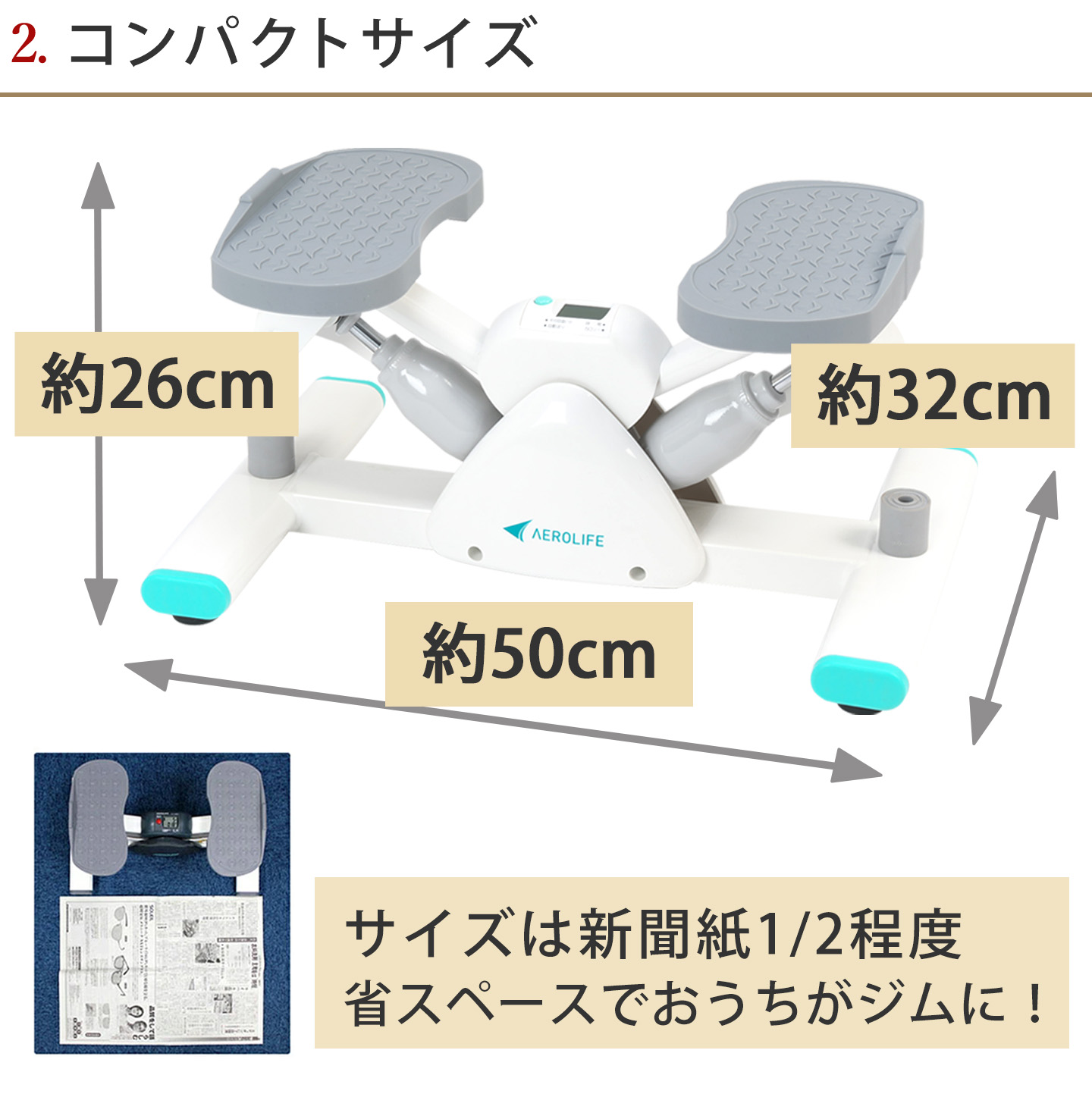 コンパクトサイズ