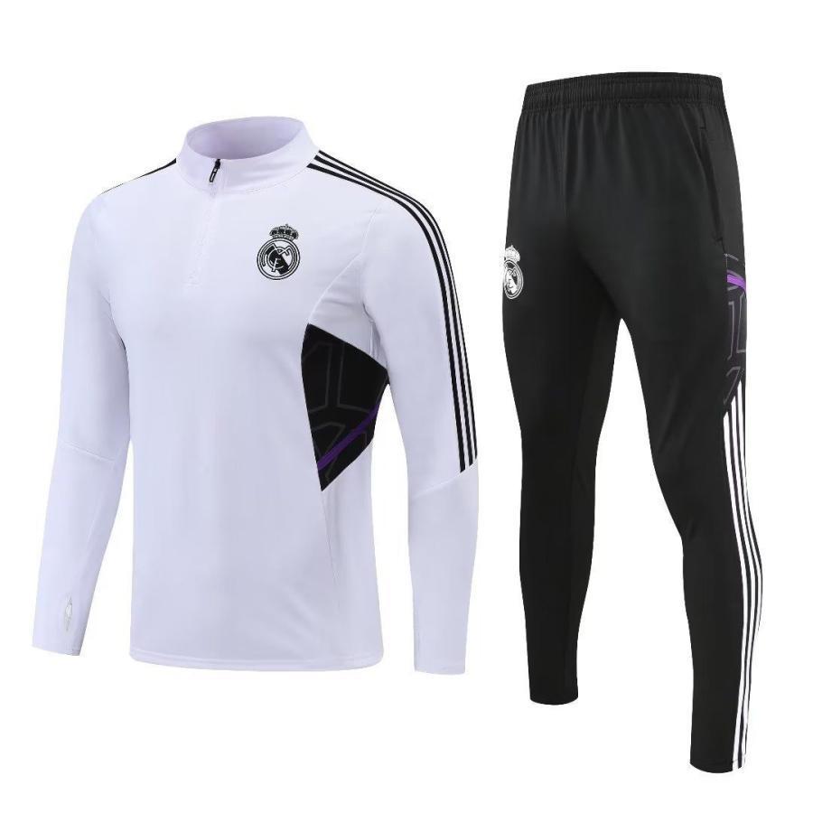 レアル?マドリード サッカートレーニングウェア 長袖上下セット 秋冬用