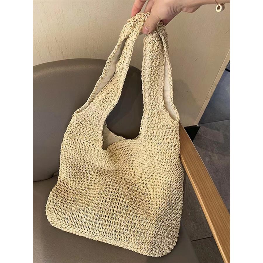 Ｓ ベージュかごバッグ ベージュ 大きめ 大特価】かごバッグ トートバッグ レディース 夏用 大きめ おしゃれ