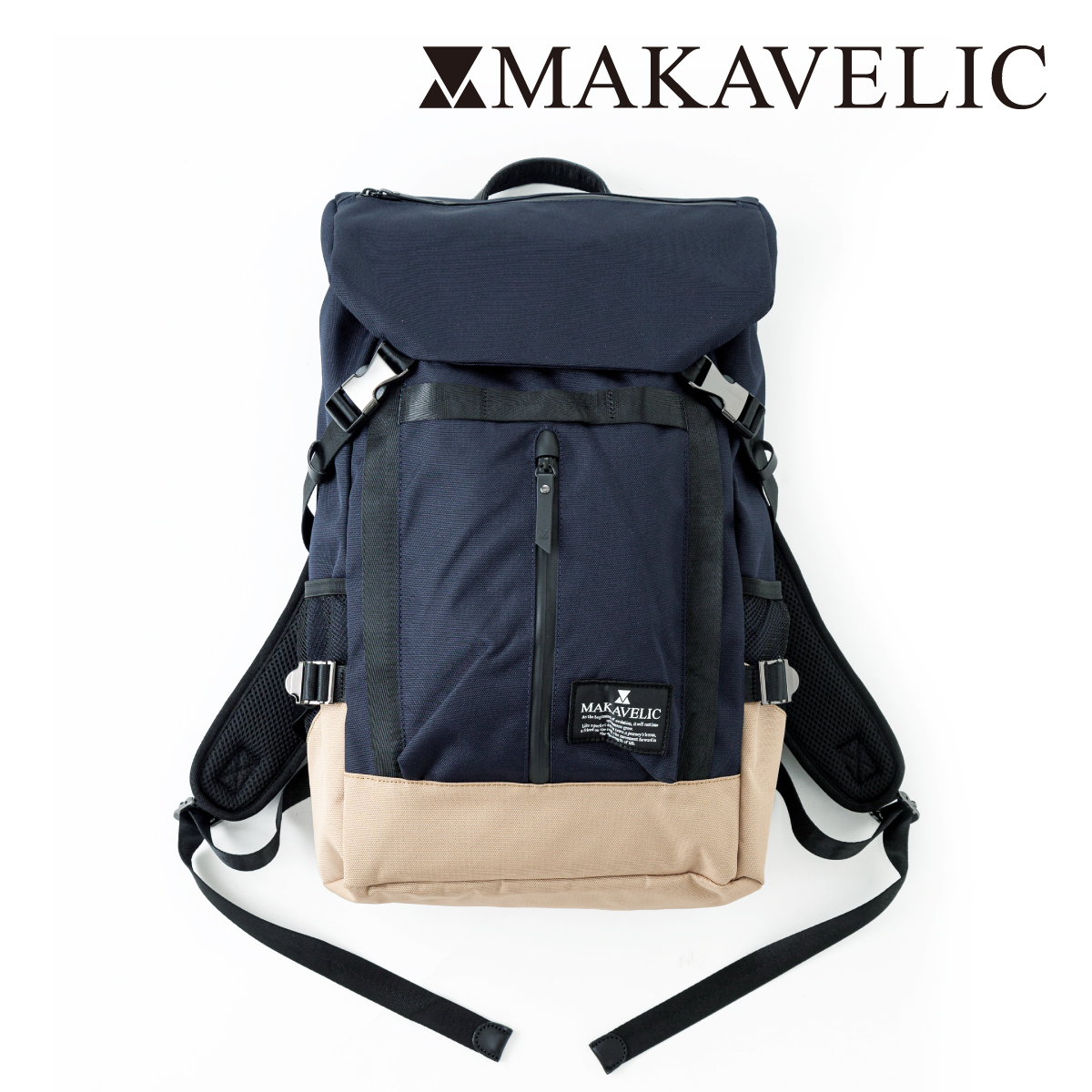 MAKAVELIC リュックサック B4 CHASE DOUBLE LINE 2 BACKPACK ...