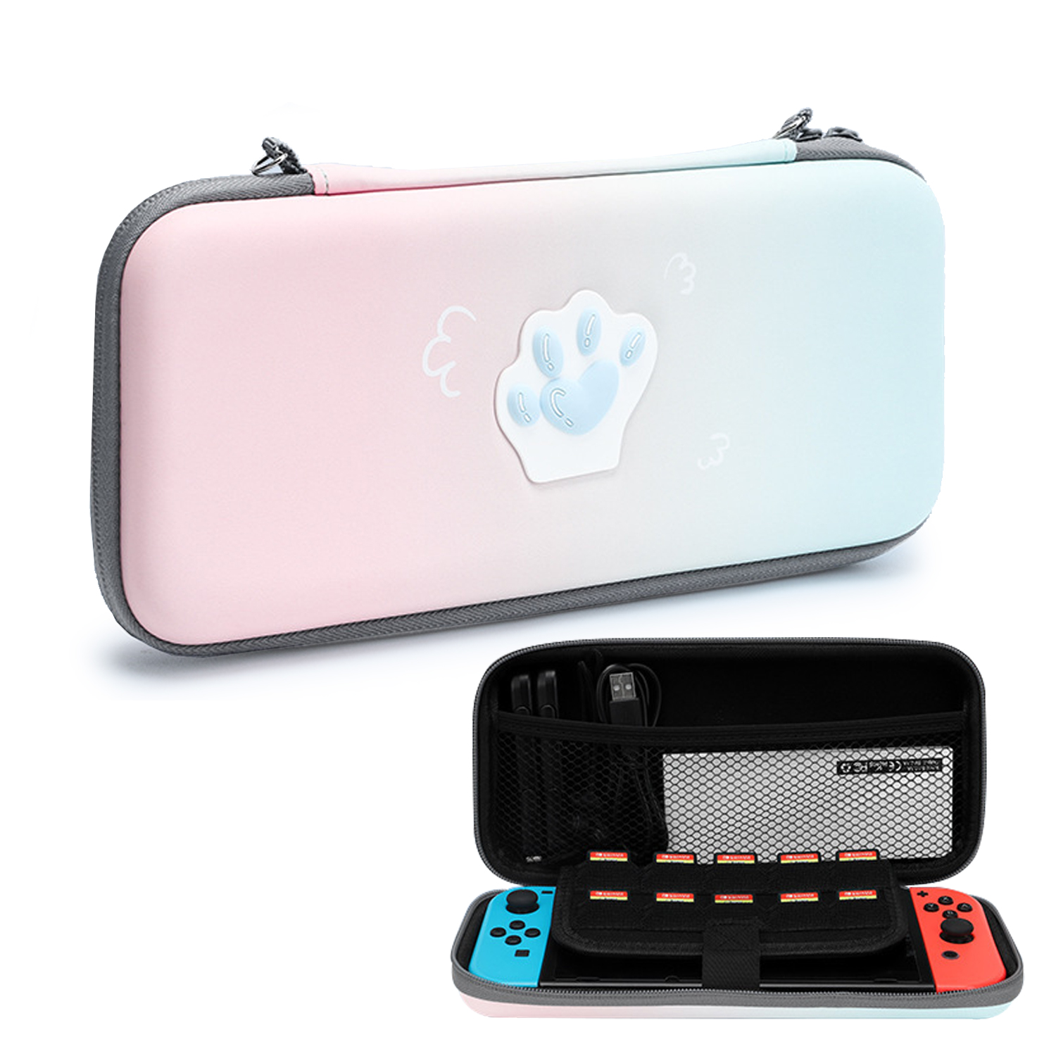 Nintendo Switch ケース 猫 カバー 有機el ショルダー バッグ カードケース ニンテンドー 保護ケース 斜めがけ 収納バッグ 収納 ケース 防水 : ht020010 : スピーカーとコスメのKARAFULL - 通販 - Yahoo!ショッピング