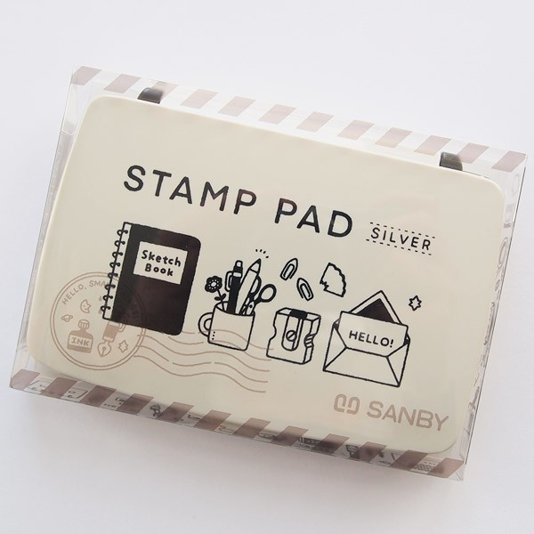 SALE／82%OFF】 eric サンビー STAMP PAD 全４色 デザイナーズスタンプ台 スタンプパッド レトロ 紙用 中形 中型 エリック  からふる屋 wjbba.org