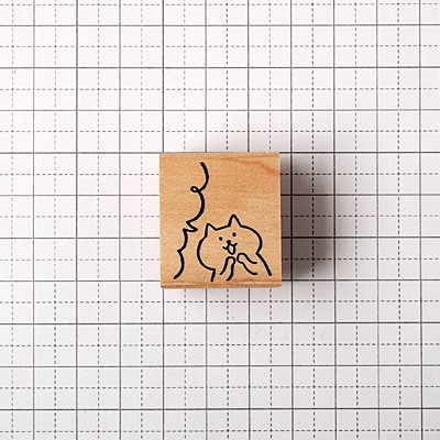 消しゴムはんこ ラバースタンプ 消しゴムスタンプ 和田真由子 ねこの