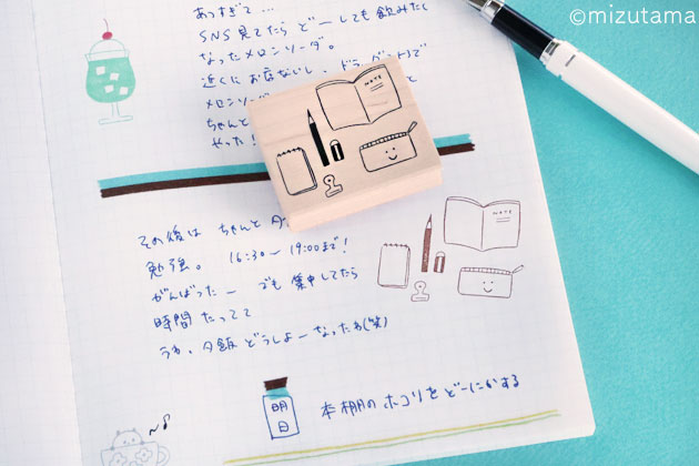 消しゴムはんこ ラバースタンプ 消しゴムスタンプ mizutama