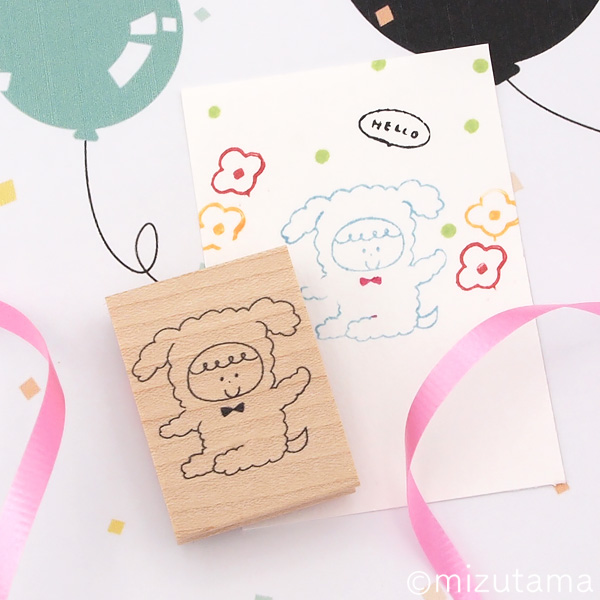 消しゴムはんこ ラバースタンプ 消しゴムスタンプ mizutama かぶりもの