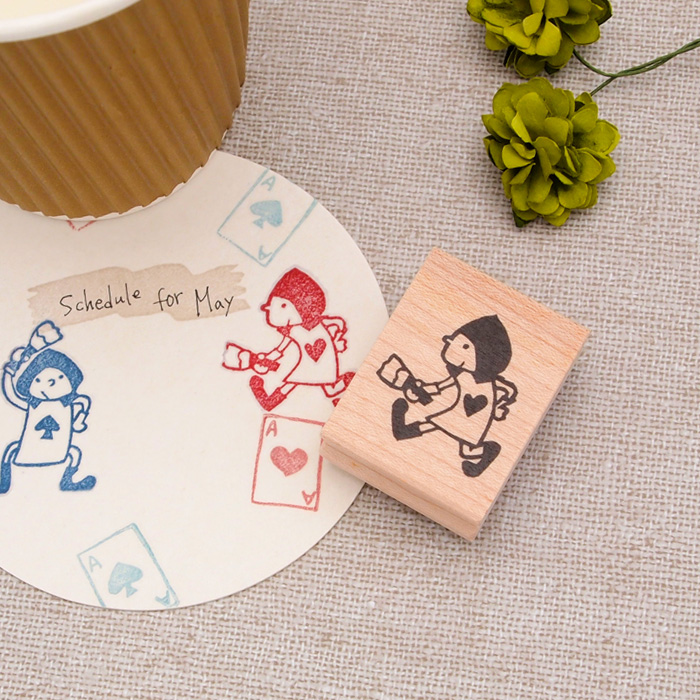 消しゴムはんこ ラバースタンプ 消しゴムスタンプ tugumi 不思議の国の