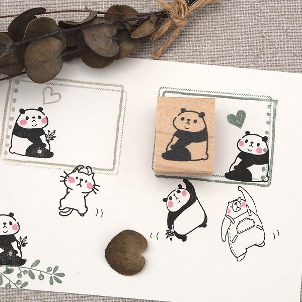 消しゴムはんこ ラバースタンプ 消しゴムスタンプ tugumi ぶらさがる