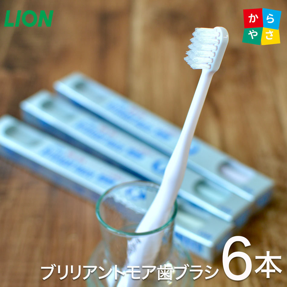 LION ライオン 歯ブラシ DENT.EX ブリリアントモア 6本セット