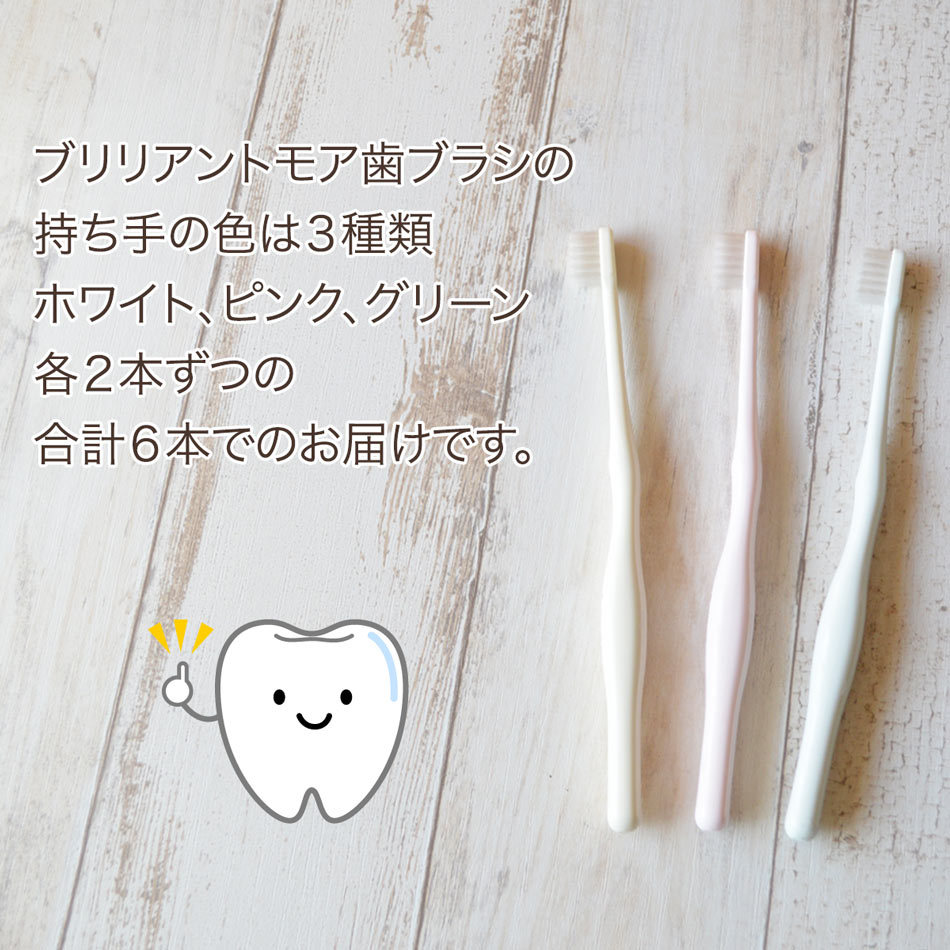 LION（ライオン） 歯ブラシ DENT.EX ブリリアントモア 歯ブラシ 6本