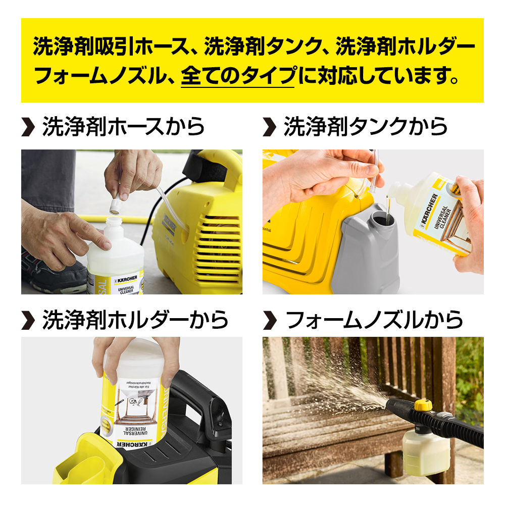 ケルヒャー（KARCHER） 家庭用高圧洗浄機用 洗浄剤 ユニバーサル
