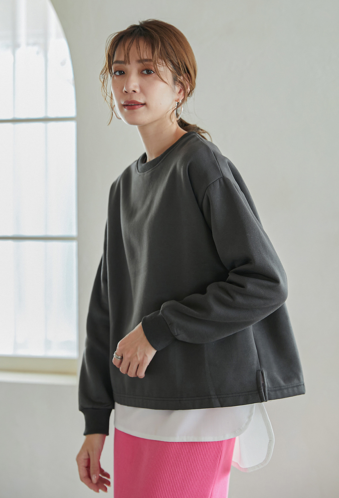 ハーリップトゥ　トレーナー　美品　試着のみ 全品Point10倍!最大倍率50% 在庫処分 トレーナー レディース