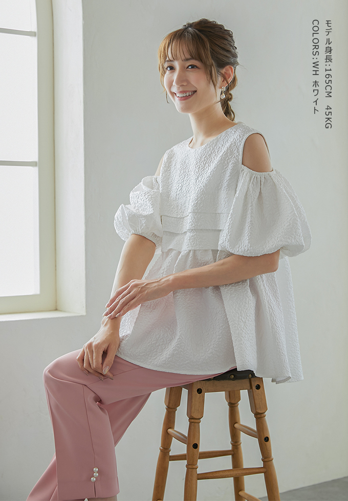 Bibiy GINZA SIX限定 ロージーペプラムトップ - メルカリ