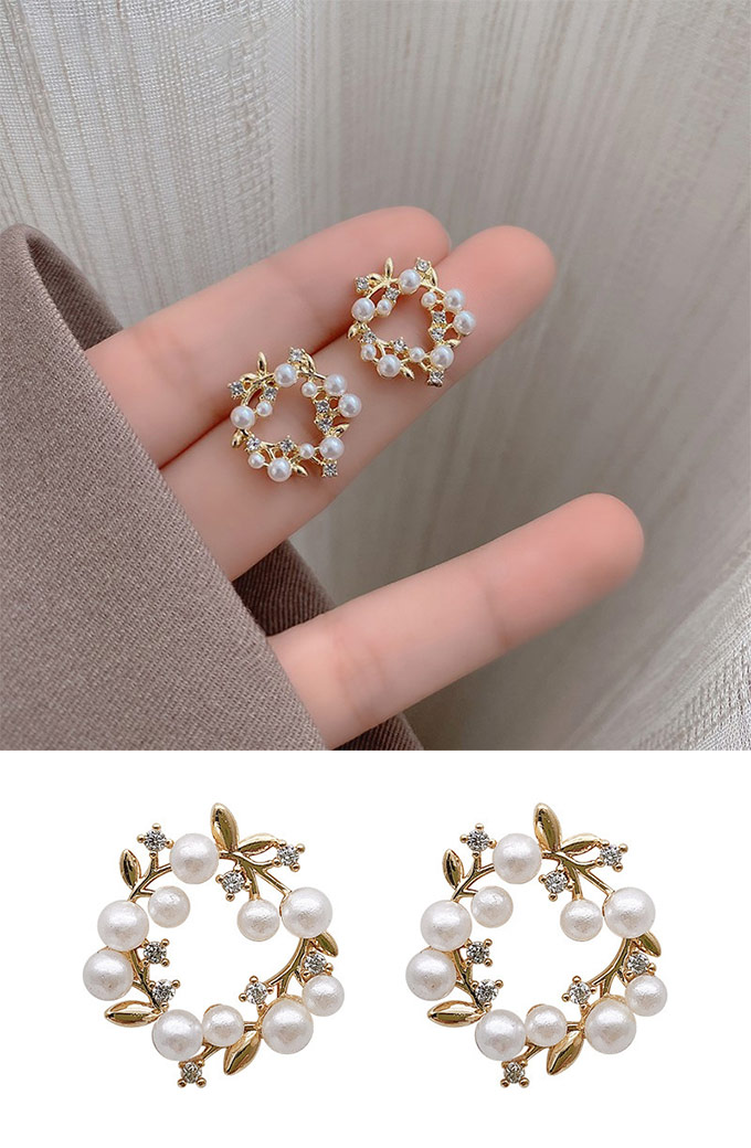 ピアス 両耳用 レディース フラワー イヤリング 両耳セット 可愛い