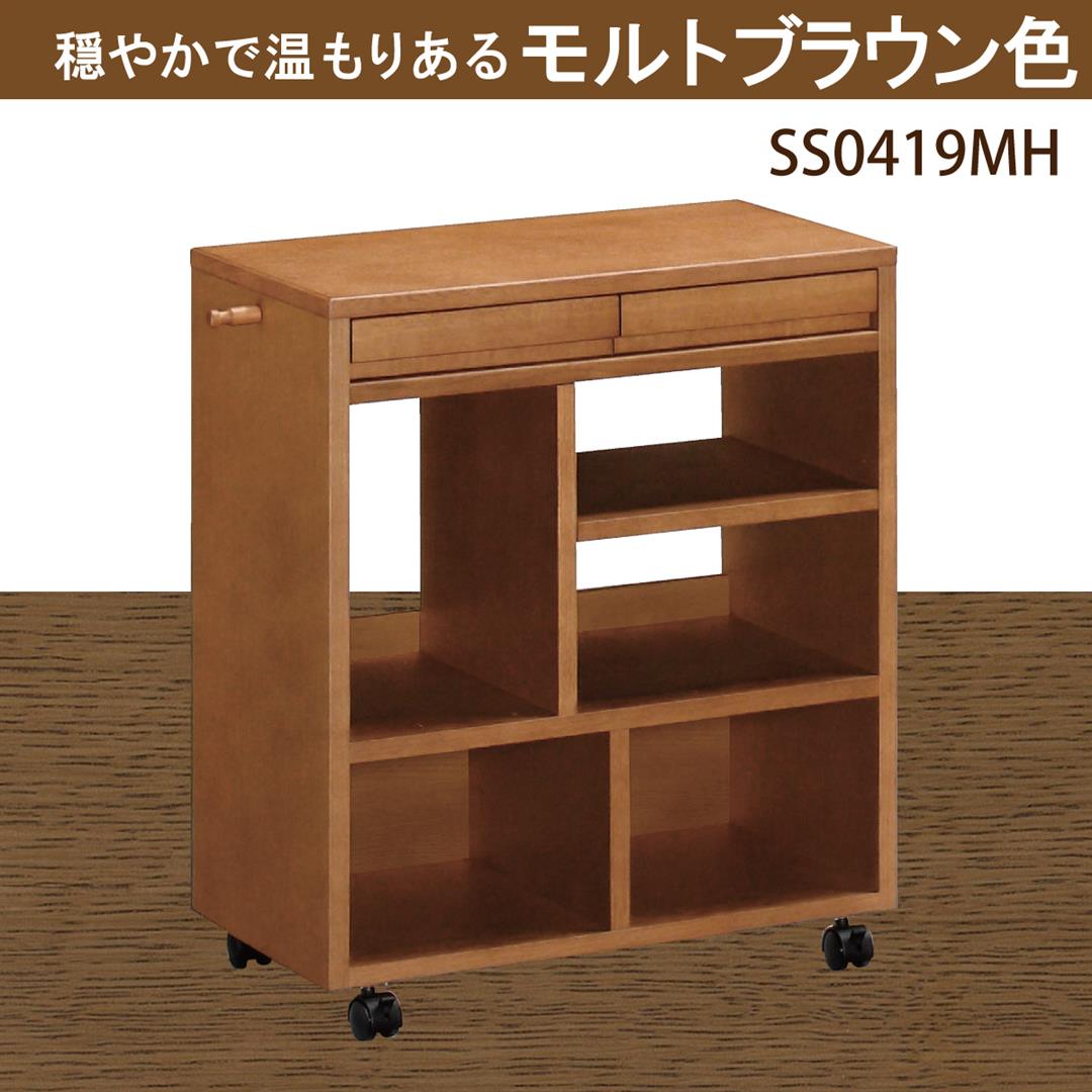 カリモク家具 手押しワゴン 楽天市場】カリモク デスクワゴン キャスター付き サイドワゴン