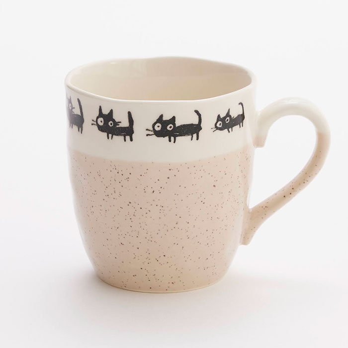 マグカップ　マグ　木箱　名入れ　プレゼント　ギフト　名入れ木箱入り 黒ネコ マグカップ １個入り UV　退職祝い　卒業記念品　記念品 | 名入れギフトKARIN | 02