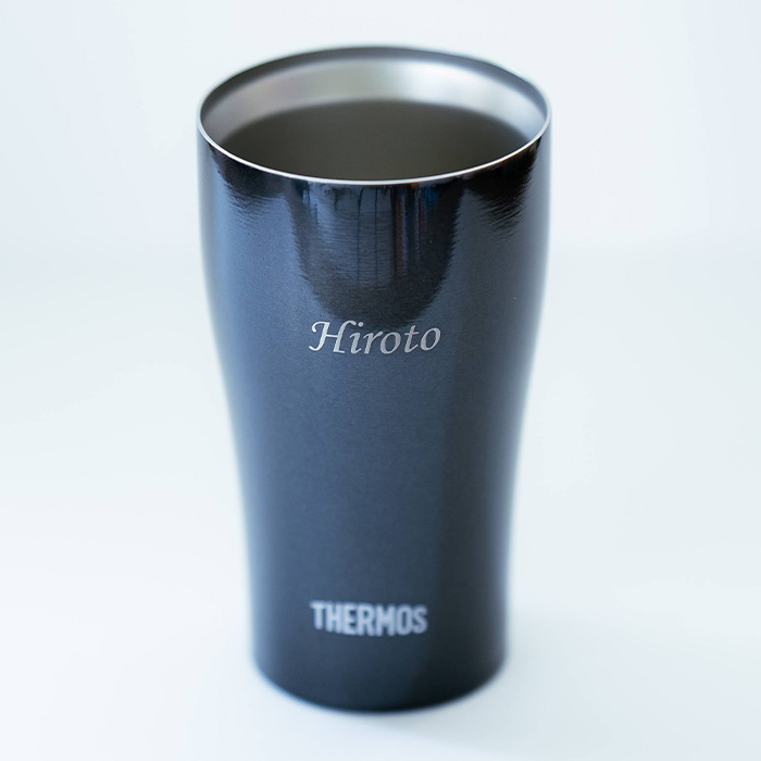 名入れ　タンブラー　サーモス　ステンレス　誕生日　退職祝い　プレゼント　ギフト　サーモス 名入れ 真空断熱タンブラー 340ml 魔法瓶構造 カラフル laser | 名入れギフトKARIN | 03