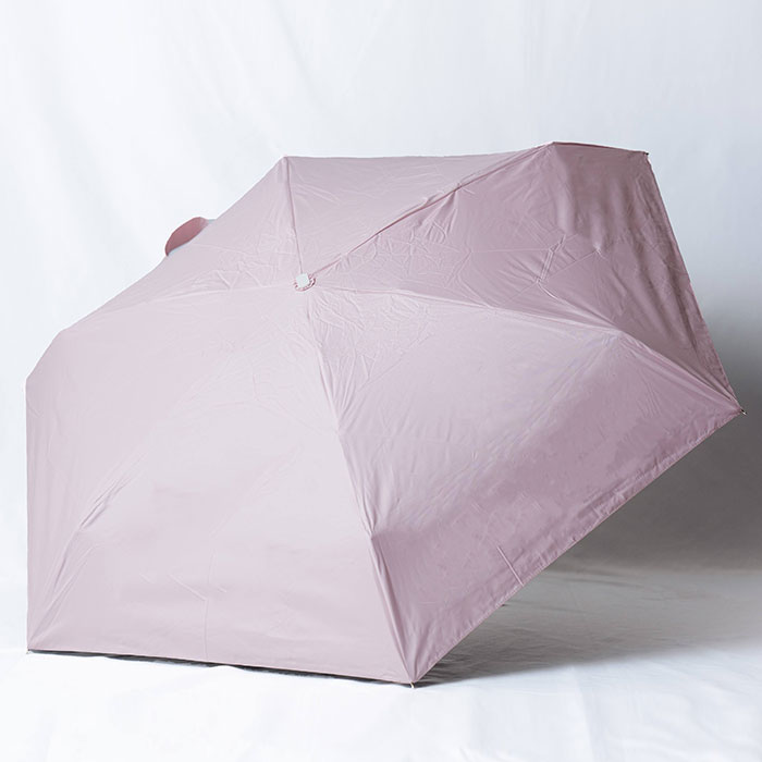 折りたたみ傘　プレゼント　ギフト　雨晴兼用折りたたみ傘 50cm 名入れ ハートチャーム 付き UVコンパクト 折 手開き式 UVカット加工 遮熱 遮光 UPF50＋ UL | 名入れギフトKARIN | 01