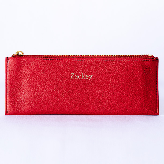 ペンケース　ペン入れ　筆箱　名入れ　プレゼント　ギフト　名入れ ペンケース フラット 本革 UV　就職祝い　誕生日　入学祝い | 名入れギフトKARIN | 02