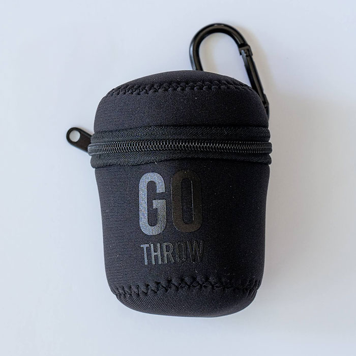 ゴミ箱　携帯ゴミ箱　ポーチ　チャーム　プレゼント　ギフト　誕生日　ノベルティ　記念品　携帯ゴミ箱 GO THROW 名入れ ファスナー チャーム 付き UL | 名入れギフトKARIN | 01