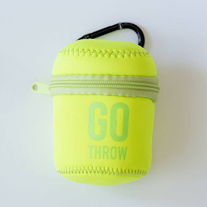 ゴミ箱　携帯ゴミ箱　ポーチ　チャーム　プレゼント　ギフト　誕生日　ノベルティ　記念品　携帯ゴミ箱 GO THROW 名入れ ファスナー チャーム 付き UL | 名入れギフトKARIN | 02