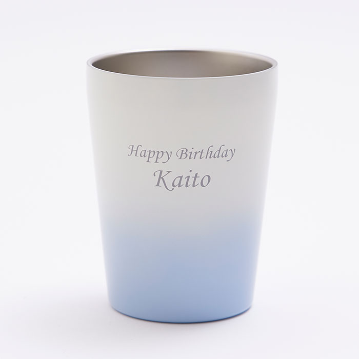 タンブラー　真空２層構造　カップ　名入れ　プレゼント　ギフト　名入れステンレスタンブラー 330ml グラデーション Laser　誕生日　父の日　母の日 | 名入れギフトKARIN | 02