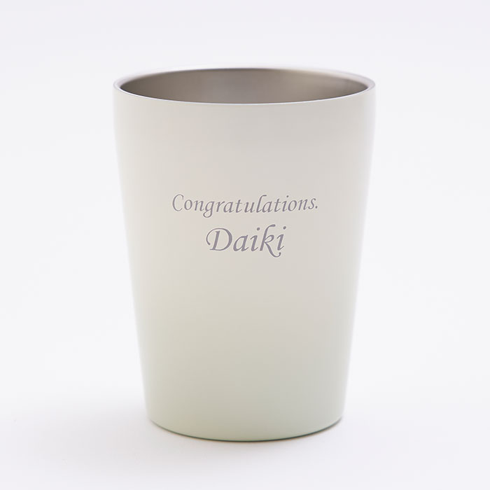 タンブラー　真空２層構造　カップ　名入れ　プレゼント　ギフト　名入れステンレスタンブラー 330ml グラデーション Laser　誕生日　父の日　母の日 | 名入れギフトKARIN | 03