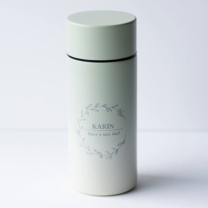 ボトル　水筒　ステンレス　マイボトル　名入れ　プレゼント　ギフト　名入れマイボトル  300ml グラデーションサーモタンクボトル Laser　誕生日　退職祝い | 名入れギフトKARIN | 03