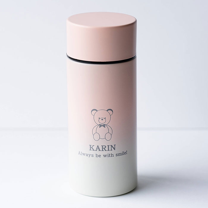 ボトル　水筒　ステンレス　マイボトル　名入れ　プレゼント　ギフト　名入れマイボトル  300ml グラデーションサーモタンクボトル Laser　誕生日　退職祝い | 名入れギフトKARIN | 01