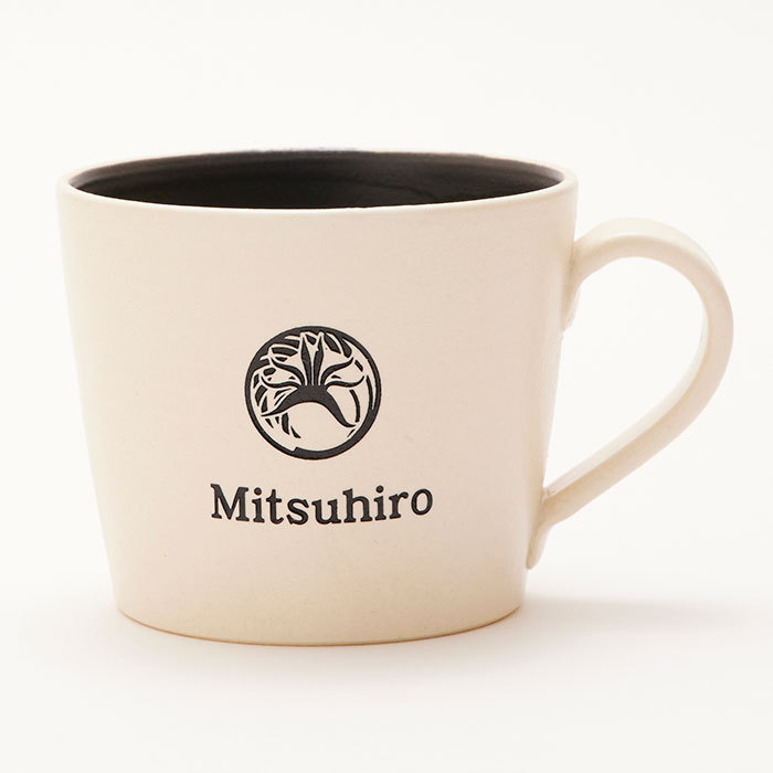 マグカップ　カップ　花個紋　信楽焼　名入れ　プレゼント　ギフト　誕生日プレゼント　退職祝い　花個紋 名入れマグカップ 信楽焼 シュガーマグ | 名入れギフトKARIN | 05