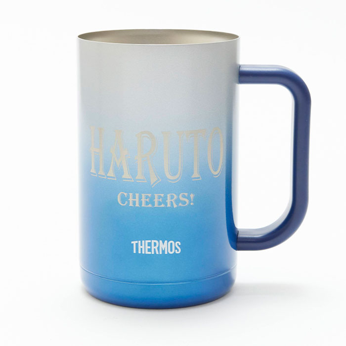 ジョッキ　名入れ　ステンレス　サーモス　両親　記念日　ギフト　プレゼント　名前＆メッセージ入り サーモス真空断熱ジョッキ 600ml Laser | THERMOS | 01
