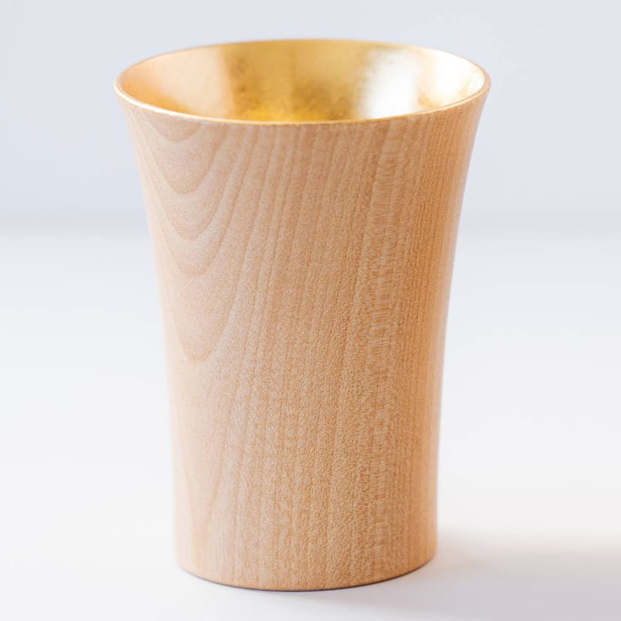 名入れ　木製　ぐい呑み　カップ　タンブラー　誕生日　長寿祝い　記念品　ギフト　プレゼント　名入れ ウッドカップ 木楽 ぐい呑み 40ml Laser | 名入れギフトKARIN | 02