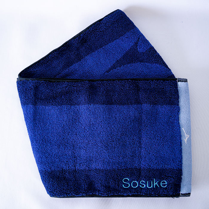 タオル　マフラータオル　ミズノ　名前刺繍　名入れ　プレゼント　ギフト　 名前入れタオル ミズノ ジャガードマフラータオル  箱入り 今治製タオル | MIZUNO | 02