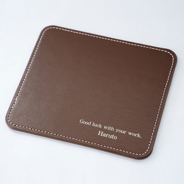 マウスパッド　レザー　名入れ　プレゼント　ギフト　名入れ オリジナル マウスパッド UV　就職祝い　誕生日　入学祝い | 名入れギフトKARIN | 03
