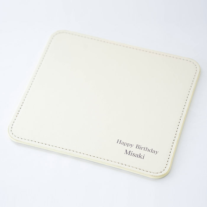 マウスパッド　レザー　名入れ　プレゼント　ギフト　名入れ オリジナル マウスパッド UV　就職祝い　誕生日　入学祝い | 名入れギフトKARIN | 01