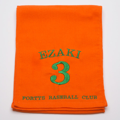 名入れ スポーツタオル マフラータオル タオル 名前刺繍 プレゼント ギフト刺繍で名入れ　カラーマフラータオル　全7色 | 名入れギフトKARIN | 03