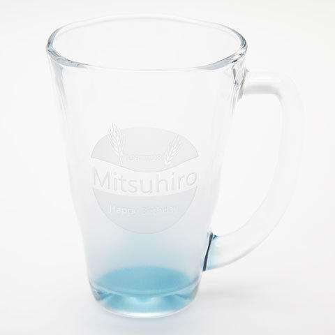 ビアグラス　名入れ　プレゼント　ギフト　泡立ちビアマグ 麦 | 東洋佐々木ガラス | 01