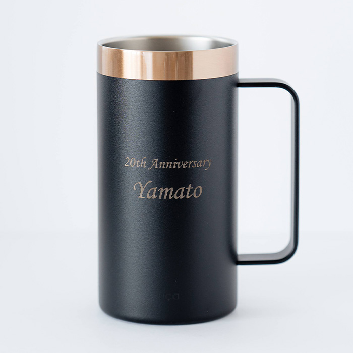 名入れ　ジョッキ　ビールジョッキ　ステンレス　プレゼント　ギフト　名入れ ステンレス ビールジョッキ 喉越しを楽しむジョッキ Laser　結婚記念日　誕生日 | 名入れギフトKARIN | 01