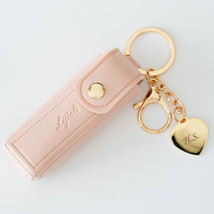 リップケース　ケース　キーホルダー　チャーム　プレゼント　ギフト　誕生日　クリスマス　記念品　リップケース 名入れチャーム付き UL | 名入れギフトKARIN | 01